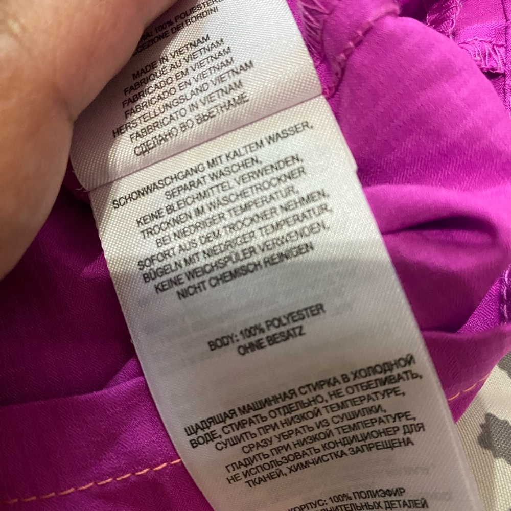 Columbia Girls Dress Fuchsia Medium 10/12 - Picture 5 of 5
